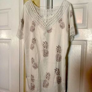 Lightweight pineapple tunic